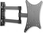 Techly Clip - einstellbarer Arm - f&uuml;r LCD TV - Schwarz - screen size: 58.4-106.7 cm (23"-42")