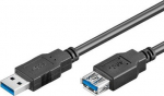 Wentronic goobay USB forl&aelig;ngerkabel 1.8m Sort