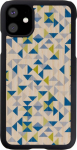 MAN&WOOD MAN&WOOD SmartPhone case iPhone 11 blue triangle black
