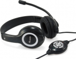Equip Wired stereo headset with microphone USB-A 2.00m schwarz