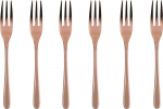 Sambonet Taste cake fork set 6 pcs copper