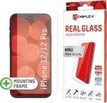 E.V.I. DISPLEX REAL GLASS CLEAR, F/ APPLE IPHONE 12/12 PRO