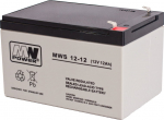 MPLPOWER Battery MWP 12-12L (Long Life, 12V-12Ah, faston 250)