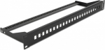 Delock Patchpanel (Blanking Panel) - Rack mountable - Schwarz - 1U - 48.3 cm (19")