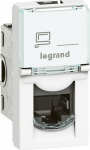 Legrand MOSAIC Single computer socket RJ45 kat.6 FTP White (076562)