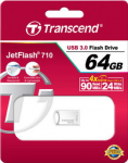 Transcend 64GB JETFLASH710 SILVERUSB 3.0,