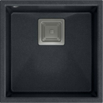 Sink Quadron DAVID 40 GraniteQ pure carbon/steel elements