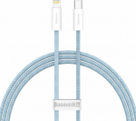 Cable USB Baseus USB-C - Lightning 1 m Blue (BSU3066BLU)