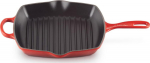 Le Creuset Grill Pan Cast Iron Square Cherry Red 26 cm