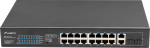 Lanberg switch 16x 100Mb&nbsp;PoE+/2x Combo unmanageable rack 19" 150W - switch/switch PoE+ | 16 ports 100Mb PoE+ | 2x combo Rack 19" Gigabit Ethernet 150W
