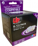UPrint UPrint ink compatible ink / Ink z LC-123, 1xblack/1xcyan/1xmagenta/1xyellow, B-123 PACK, for Brother MFC-J4510 DW