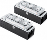 Bitspower Arbeitsspeicherk&uuml;hler, ARGB - transparent 8er-Pack