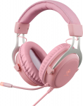 Deltaco Headset Gaming Stereo Klinke, LED, pink