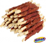 HILTON Duck wrap white rawhide stick - dog chew - 500g