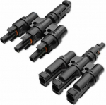 Qoltec Solar connector, connector MC4, typ T 1000V 30A - komplet