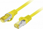 Lanberg PATCHCORD KAT.6A S/FTP LSZH CU 1M YELLOW FLUKE PASSED LANBERG