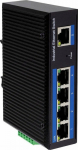 LogiLink Switch - industrial - 5 x 10/100/1000 (4 PoE)