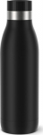 EMSA Bludrop Color N3110100, 500 ml, Fitness, Sport, Schwarz, Edelstahl, Junge/M&auml;dchen, 24 h