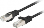 Lanberg Patchcord kat.6 FTP 0.5m czarny Fluke 10-pitch