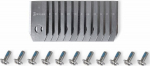 Ecovacs | GOAT GOAT Blade Kit MBK120001 For Ecovacs GOAT G1 ​​Robotic Lawnmower, Blade with screw, 12 pcs