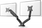 Nedis Dual Gas Spring - table leg for two monitors, with a gas spring