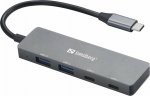 Sandberg USB-C to 2xUSB-A + 2xUSB-C Hub