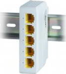 ALLNET Switch unmanaged&bull; 5x GbE&bull; PoE Budget 85W&bull; 1x bt out 3x af/at out - Switch - Kupferdraht