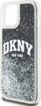 DKNY DKNY Liquid Glitter Big Logo - Case iPhone 12 / iPhone 12 Pro (czarny)