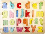 Daffi Wood puzzle - lowercase letters 3D
