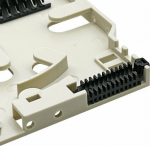 Alantec Cassette (tray) fiber optic splices with holders 12 welds and a fiber separator at the output (FOC-12K)