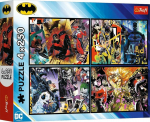 Trefl Puzzle 4w1 Batman w Action 4 x 250 element&oacute;w (13310)