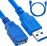 Fusion Accessories FUSCABUSB30BL USB-A 1.5m Blue