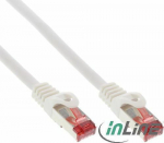 InLine Patchcord, Cat.6, S/FTP, 1m, white (76411W)
