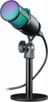 KIN wired microphone Defender GLOW GMC 400 with STREAM streaming stand RGB USB