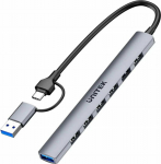 HUB USB Unitek H1209A 7x USB-A 2.0 3.0 (H1209AGY01)