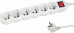 ESP Guitar Company Listwa zasilająca Esperanza ELK218W Esperanza PDU 6 gn. On. 3m White