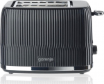 Gorenje Toaster | T850DPB | Number of slots 2 | Housing material Plastic | Black