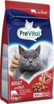PreVital PreVital dry cat food beef 1.4kg