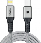 Kabel USB Quick USB-C - Lightning 1.5 m Szary (4752168141236)