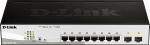 D-LINK DGS-1210-10P, Gigabit Smart III Switch with 8 10/100/1000Base-T PoE ports and 2 combo 1000Base-T/MiniGBIC (SFP) ports, 802.3x Flow Control, Port Trunking, 802.1Q VLAN, 802.1p Priority Queues, Port mirroring, Jumbo Frame support, 802.1D STP, AC ...