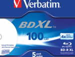 Bluray Verbatim 100GB 5pcs BD-R JC Printable