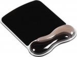 Ken Hiirepadi randmetoega Kensington Duo Gel Mouse Pad Wave Black/Smoke 337mm x 238mm - must/suits