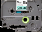Brother TZE731 12MM BLACK ON GREEN, TAPE TZE-731, TZ, Green, 8 m
