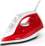 Philips GC1742/40 white and red - Moc [W]: 2000 | Type of foot: Ceramic | Steam production [g/min]: 25 | Hitting the steam [g/min]: 90 | Color: white and red