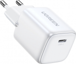 Ugreen 15324 Nexode mini, USB-C, PD3.0, QC4.0, GaN, 20W white - 20W mains charger