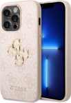 Guess PU Leather 4G Metal Logo Case for Apple iPhone 15 Pro
