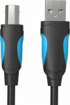 Kabel USB Vention USB-A - USB-B 5 m Czarny (VAS-A16-B500)