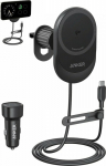 Anker Innovations MagGo Magnetic Wireless Car Charger 15W Black