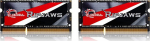 G.SKILL Memory SODIMM Ultrabook DDR3 8GB (2x4GB) Ripjaws 1600MHz CL9 - 1.35V Low Voltage