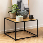 Coffee table SEAFORD 60x60xH40cm, oak